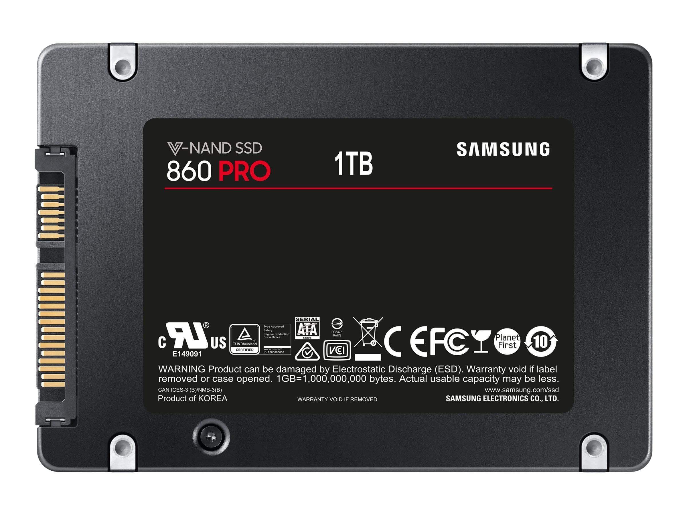 Amazon.com: 1TB SSD 860 PRO 2.5 SATA III : Electronics